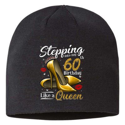 High Heels Stepping Into My 60th Birthday 60 and Fabulous Sustainable Beanie