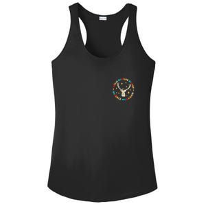 Hello Hunting Season Goodbye Husband Deer Hunting Ladies PosiCharge Competitor Racerback Tank