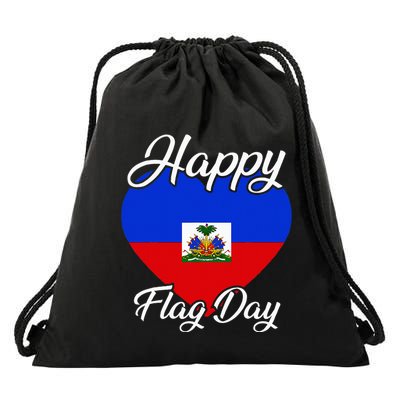 Haiti Heritage Since 1804 Proud Zoe Happy Haitian Flag Day Drawstring Bag