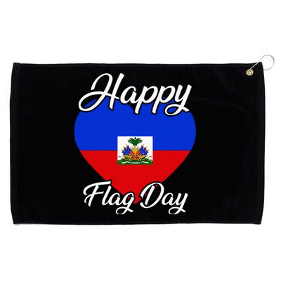 Haiti Heritage Since 1804 Proud Zoe Happy Haitian Flag Day Grommeted Golf Towel