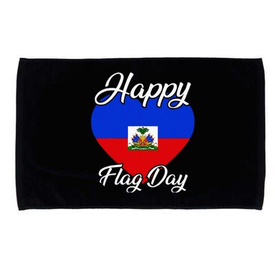 Haiti Heritage Since 1804 Proud Zoe Happy Haitian Flag Day Microfiber Hand Towel