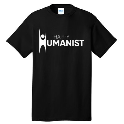 Happy Humanist Symbol Atheist Atheism Secular Tall T-Shirt