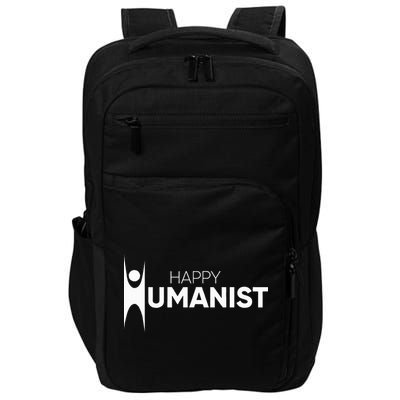 Happy Humanist Symbol Atheist Atheism Secular Impact Tech Backpack