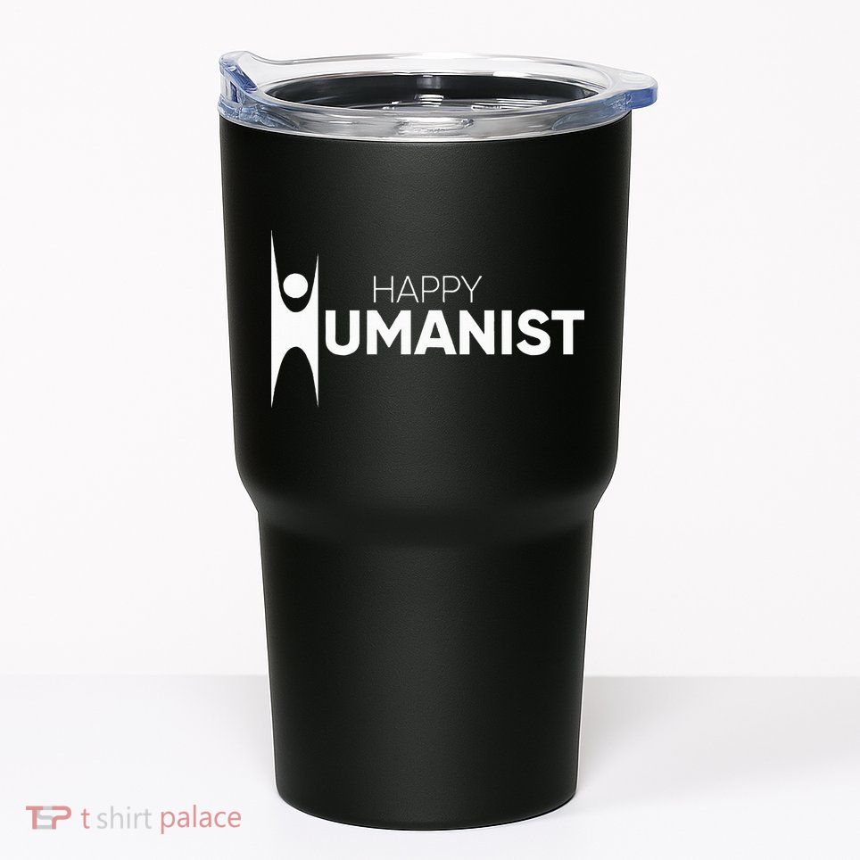 Happy Humanist Symbol Atheist Atheism Secular Tumbler