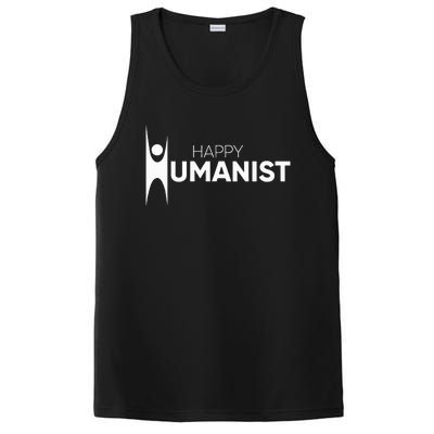 Happy Humanist Symbol Atheist Atheism Secular PosiCharge Competitor Tank