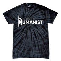 Happy Humanist Symbol Atheist Atheism Secular Tie-Dye T-Shirt