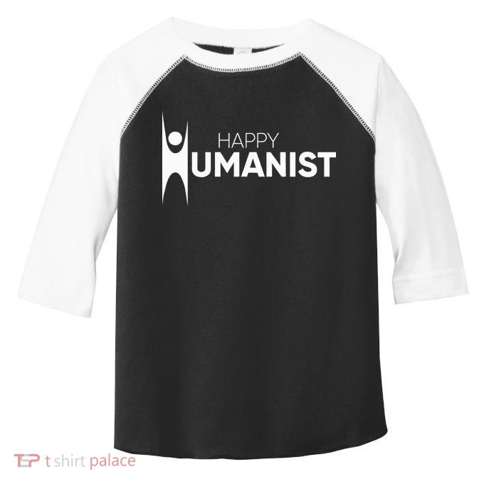 Happy Humanist Symbol Atheist Atheism Secular Toddler Fine Jersey T-Shirt