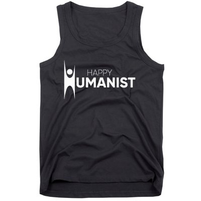 Happy Humanist Symbol Atheist Atheism Secular Tank Top