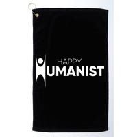 Happy Humanist Symbol Atheist Atheism Secular Golf Towel