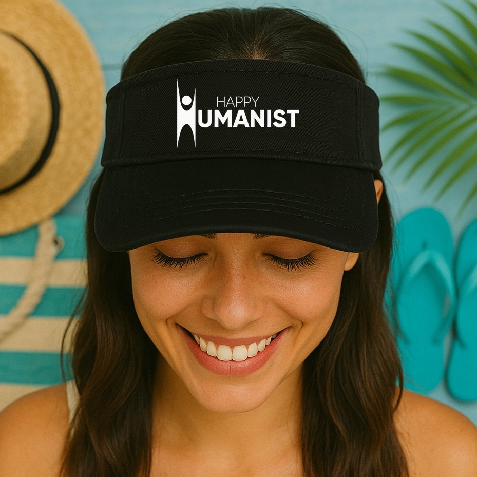 Happy Humanist Symbol Atheist Atheism Secular Visor