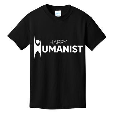 Happy Humanist Symbol Atheist Atheism Secular Kids T-Shirt
