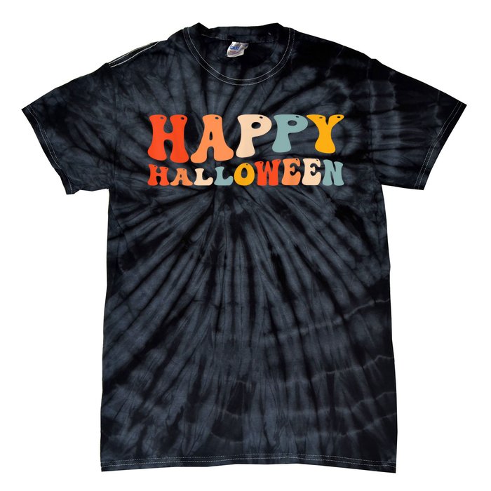 Happy Halloween Spooky Celebration Trick Or Treat Tie-Dye T-Shirt