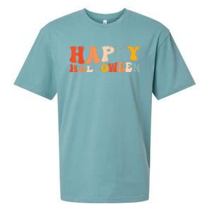 Happy Halloween Spooky Celebration Trick Or Treat Sueded Cloud Jersey T-Shirt