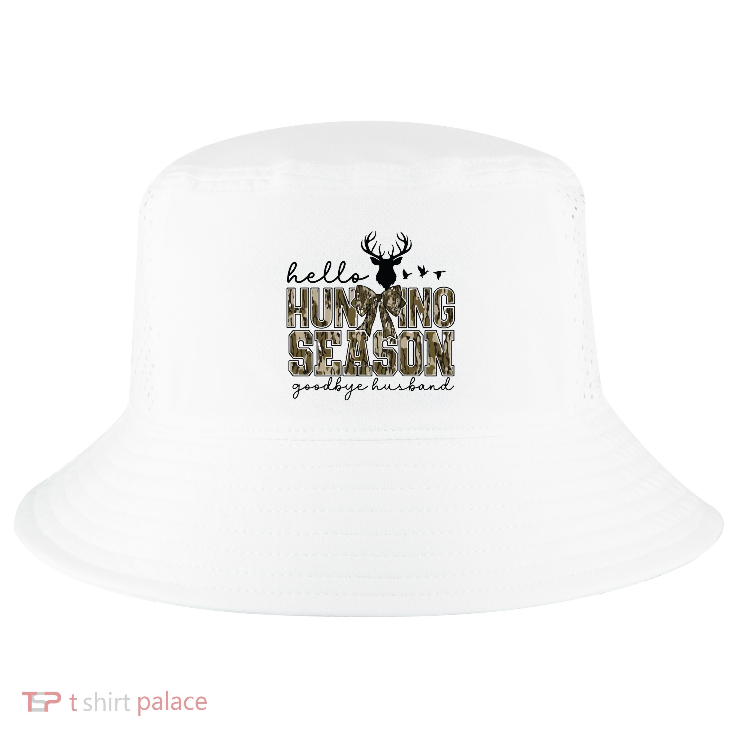 Hello Hunting Season Goodbye Husband Hunting Lover Cool Comfort Performance Bucket Hat