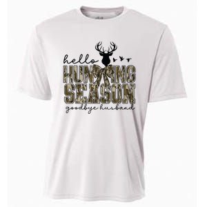 Hello Hunting Season Goodbye Husband Hunting Lover Cooling Performance Crew T-Shirt