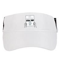 hey harbaugh steal this  Adult Drive Performance Visor
