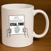 hey harbaugh steal this  11oz C Handle Ceramic Mug