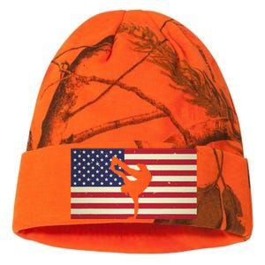 Hip Hop Street Break Dancing Teacher Patriotic American Flag Kati Licensed 12" Camo Beanie