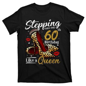 High Heels Stepping Into My 60th Birthday 60 and Fabulous T-Shirt