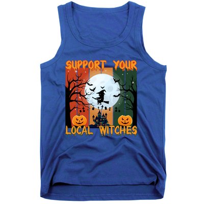 Happy Halloween Support Your Local Witches Gift Tank Top