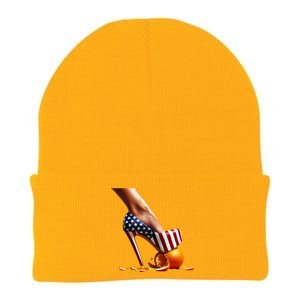 High Heels Squash Oranges; Kamala Harris Election Funny Gift Knit Cap Winter Beanie