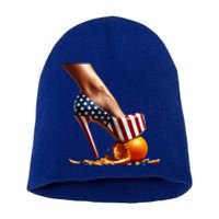 High Heels Squash Oranges; Kamala Harris Election Funny Gift Short Acrylic Beanie