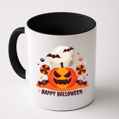 Happy Halloween Spooky Pumpkin Candy Mug