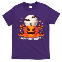 Happy Halloween Spooky Pumpkin Candy T-Shirt
