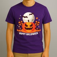 Happy Halloween Spooky Pumpkin Candy T-Shirt