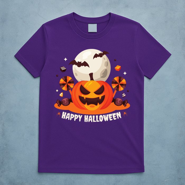Happy Halloween Spooky Pumpkin Candy T-Shirt