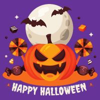 Happy Halloween Spooky Pumpkin Candy T-Shirt