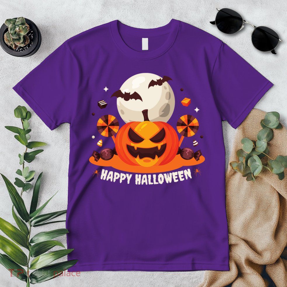 Happy Halloween Spooky Pumpkin Candy Premium T-Shirt