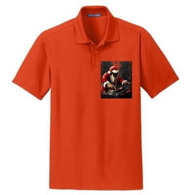 Hip Hop Santa Dj Christmas Great Gift Dry Zone Grid Polo