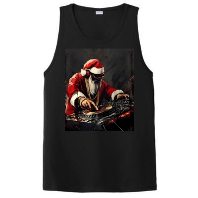 Hip Hop Santa Dj Christmas Great Gift PosiCharge Competitor Tank