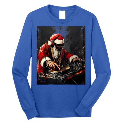 Hip Hop Santa Dj Christmas Great Gift Long Sleeve Shirt