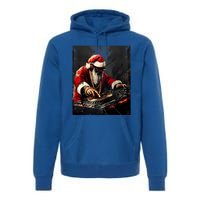 Hip Hop Santa Dj Christmas Great Gift Premium Hoodie