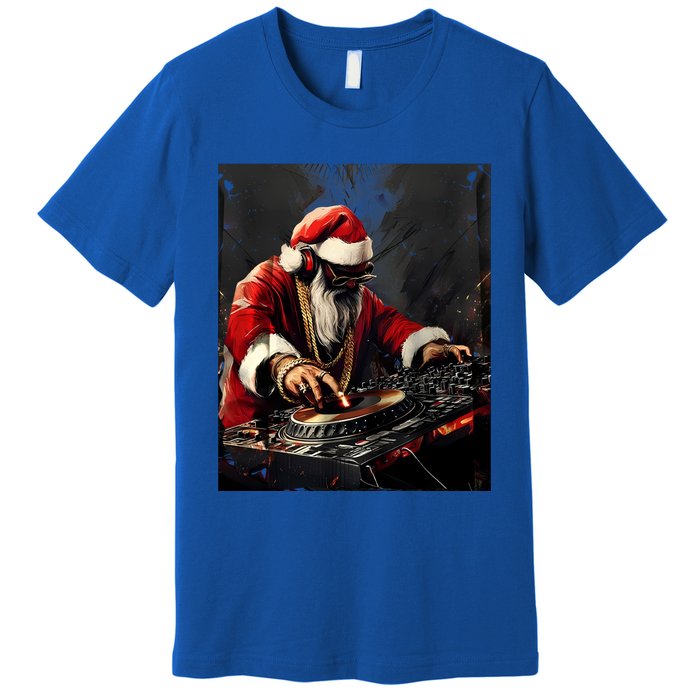 Hip Hop Santa Dj Christmas Great Gift Premium T-Shirt