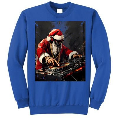 Hip Hop Santa Dj Christmas Great Gift Tall Sweatshirt