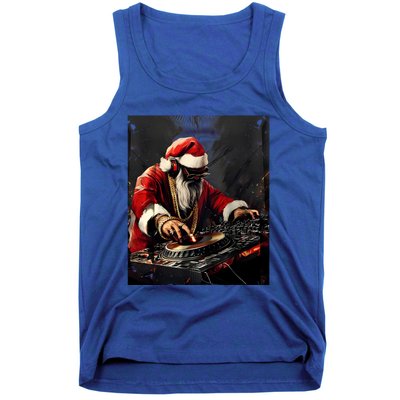 Hip Hop Santa Dj Christmas Great Gift Tank Top