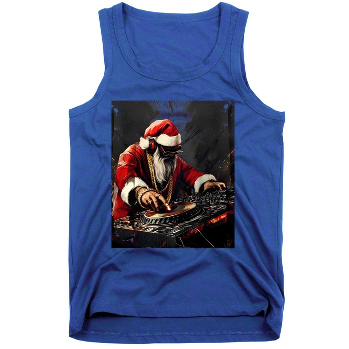 Hip Hop Santa Dj Christmas Great Gift Tank Top