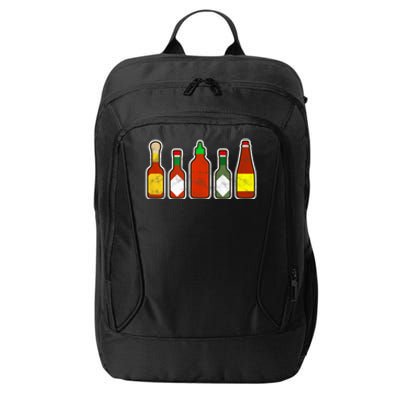 Habanero Hot Sauce Foodie Spicy Hot Mexican Food City Backpack