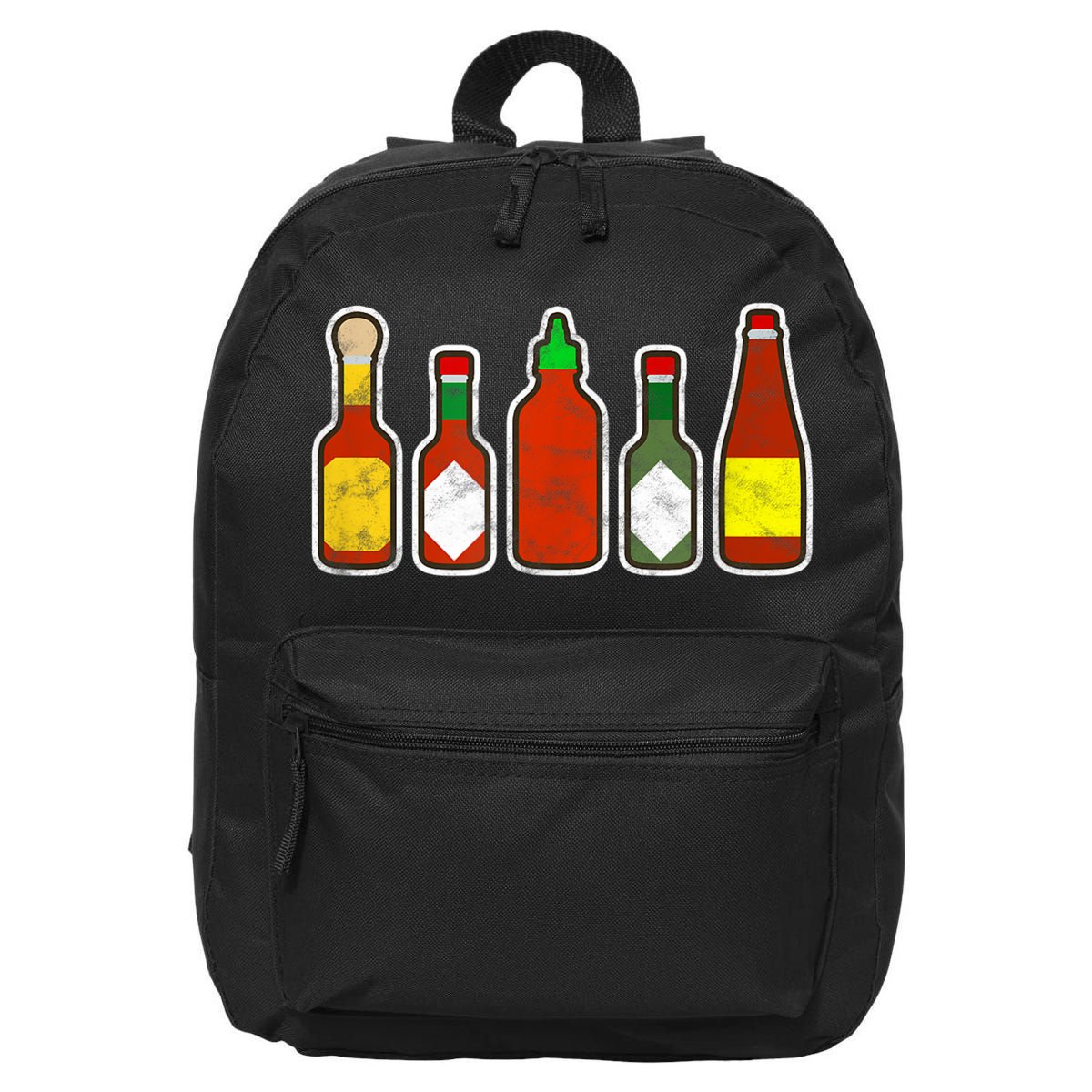 Habanero Hot Sauce Foodie Spicy Hot Mexican Food 16 in Basic Backpack