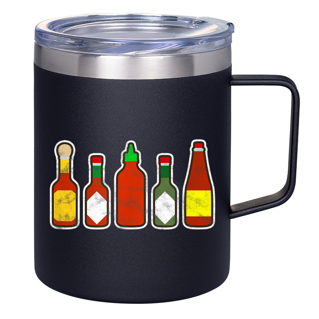 Habanero Hot Sauce Foodie Spicy Hot Mexican Food 12oz Stainless Steel Coffee Mug