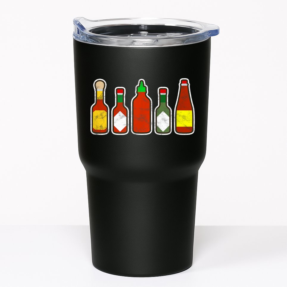 Habanero Hot Sauce Foodie Spicy Hot Mexican Food Tumbler