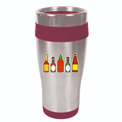 Habanero Hot Sauce Foodie Spicy Hot Mexican Food 16oz Travel Tumbler