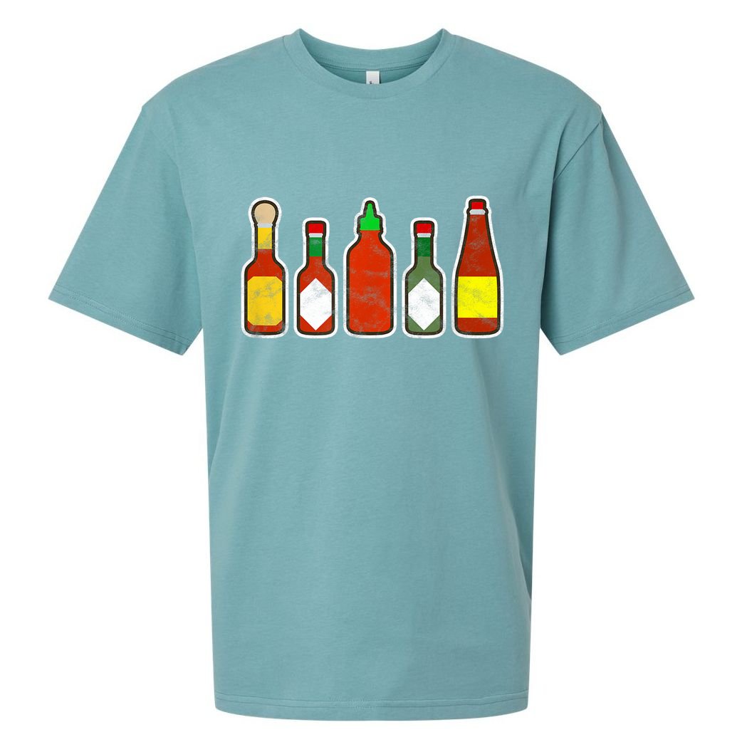 Habanero Hot Sauce Foodie Spicy Hot Mexican Food Sueded Cloud Jersey T-Shirt