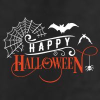 Happy Halloween Spiderweb Spooky 7 Panel Mesh Trucker Snapback Hat