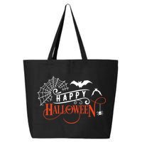 Happy Halloween Spiderweb Spooky 25L Jumbo Tote