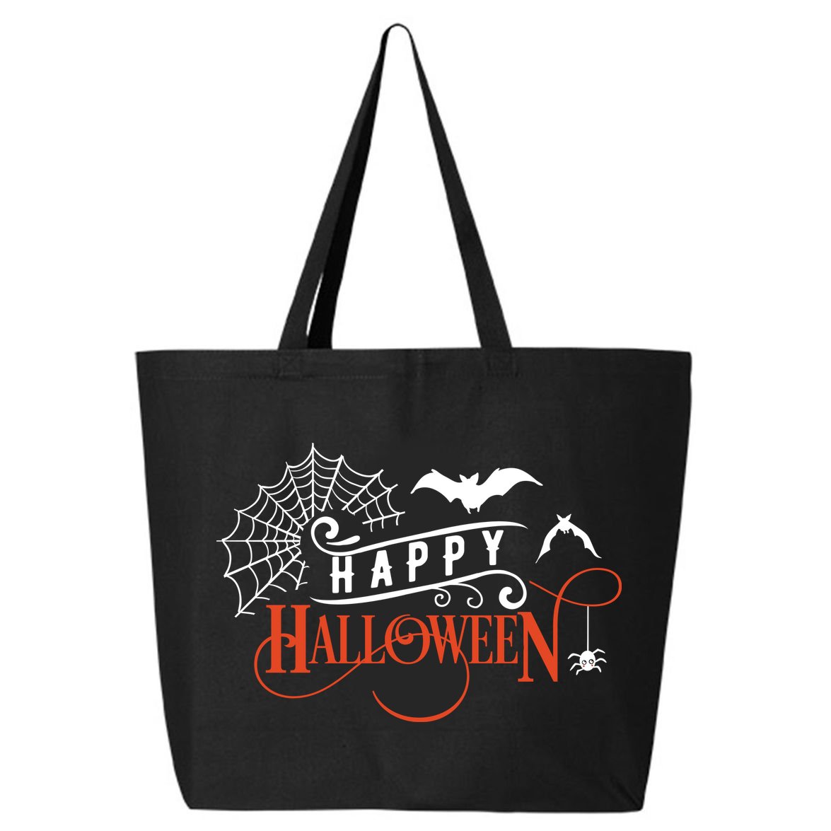 Happy Halloween Spiderweb Spooky 25L Jumbo Tote