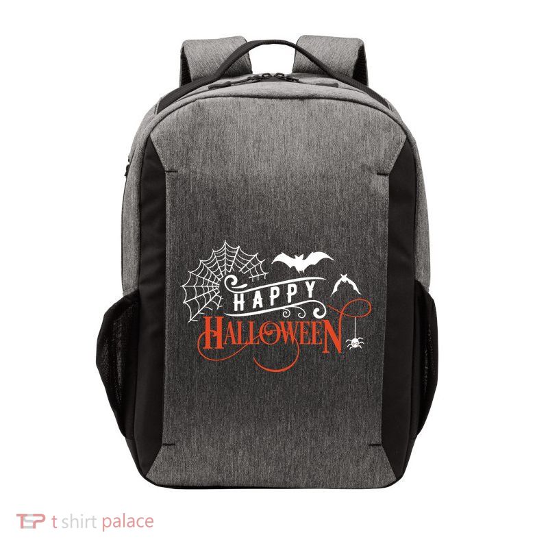 Happy Halloween Spiderweb Spooky Vector Backpack